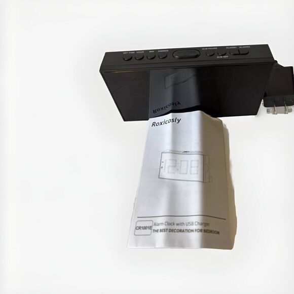 Digital Alarm Clock with USB Charger, Loud Large Display for Heavy Sleepers NEW - Picture 12 of 12